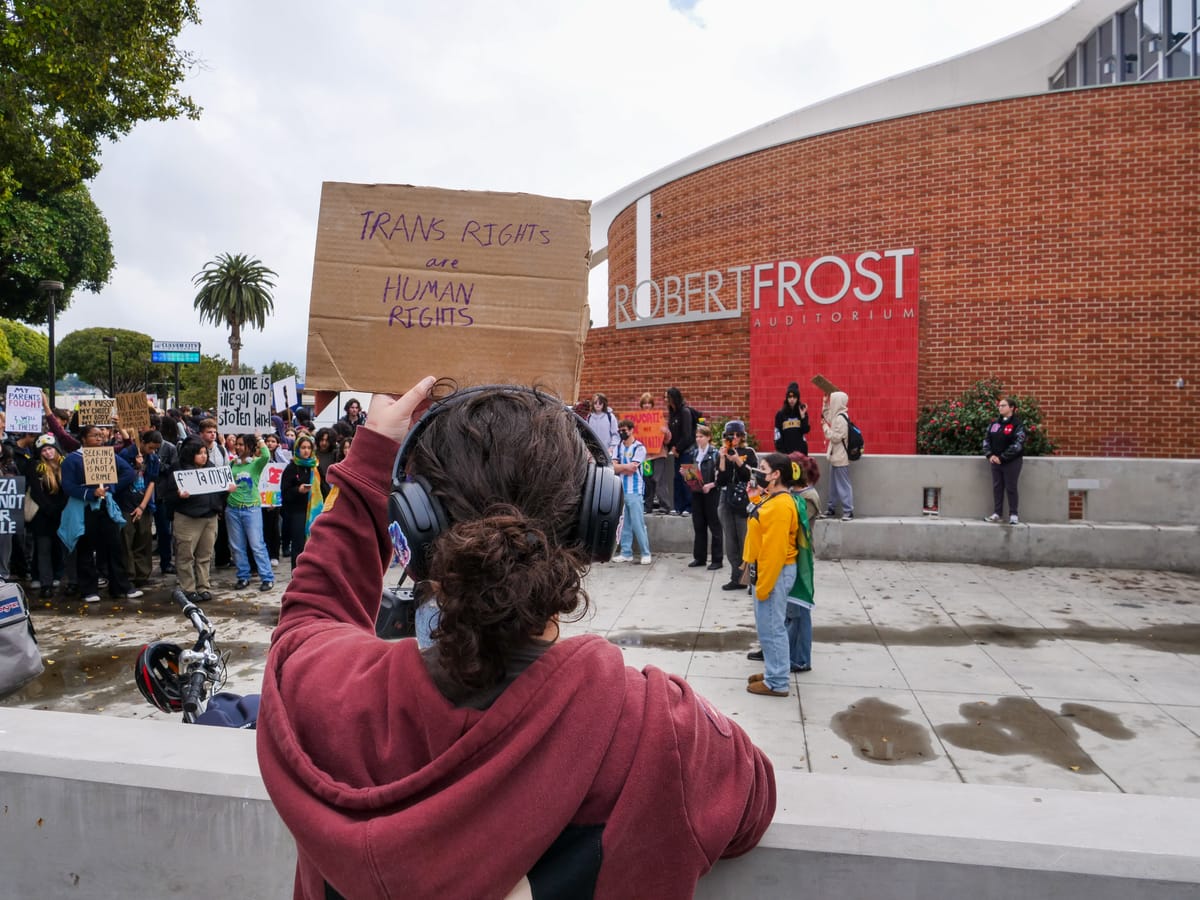 Culver High Students Stage Walkout Protesting Trump Policies