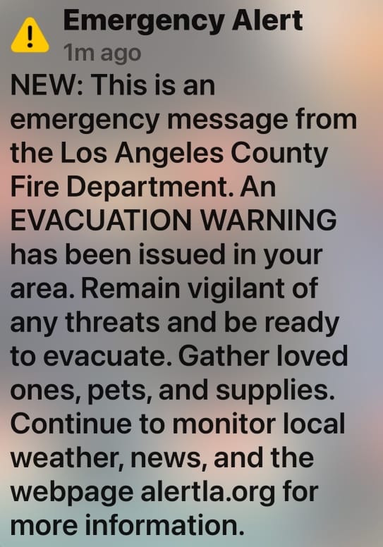 Evacuation Alert Mistake Spooks Culver City Residents